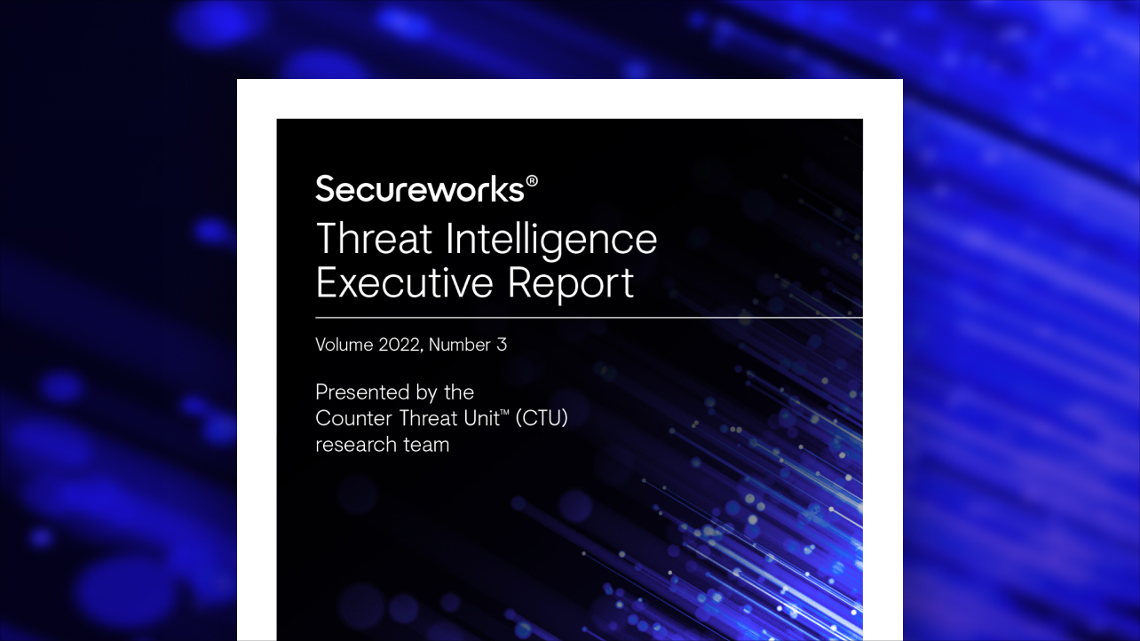 Threat Intelligence Executive Report 2022 Volume 3