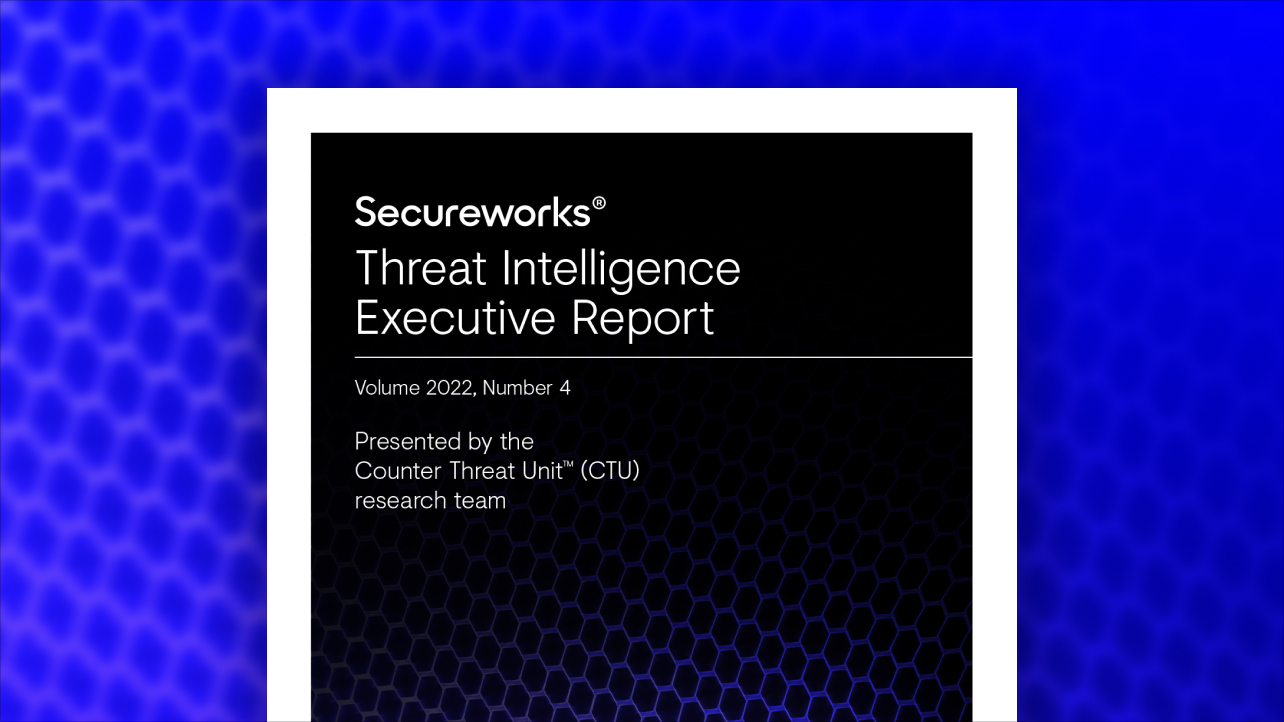 Threat Intelligence Executive Report 2022 Volume 4