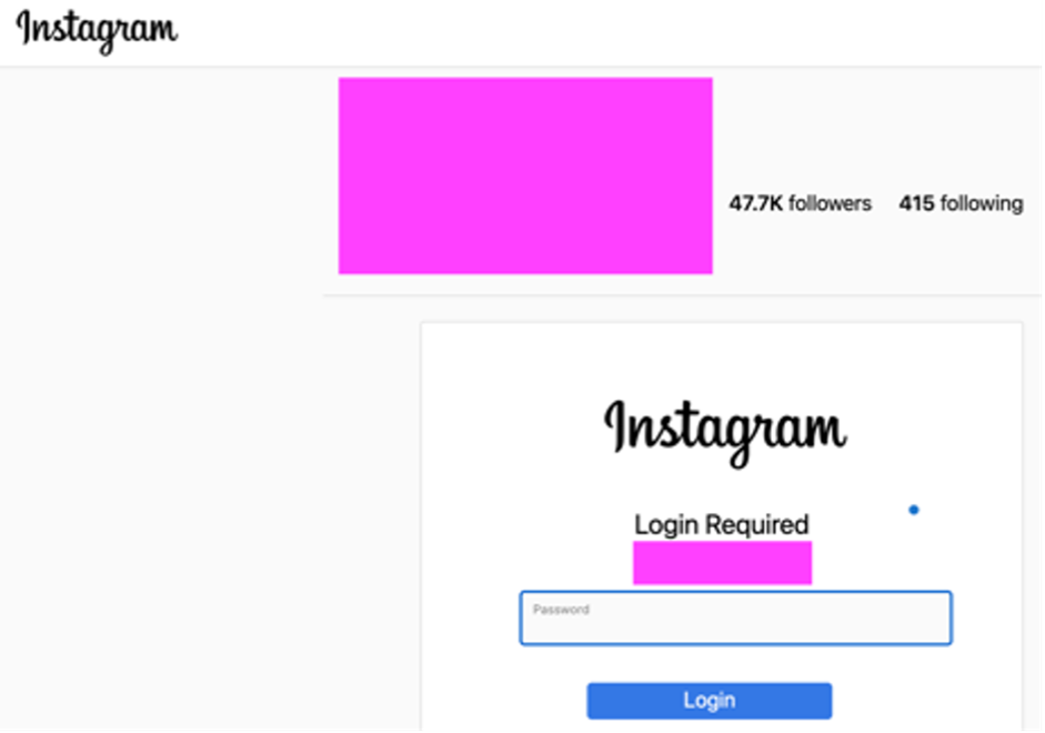 Password harvesting from fake login page.