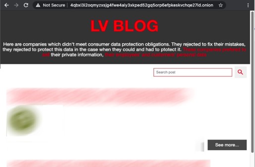 LV leak site.