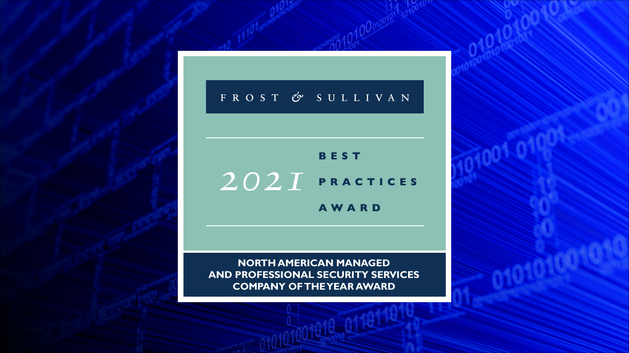 Frost & Sullivan Recognizes Secureworks as 2021 Company of the Year